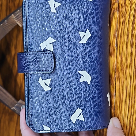 Kate Spade Spencer Paper Boats Medium Wallet NWT - Picture 5 of 10